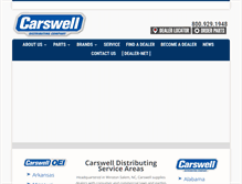 Tablet Screenshot of carswelldist.com